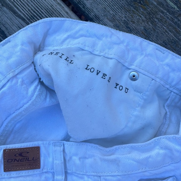 O’Neill White Denim Mini Skirt - Picture 4 of 8